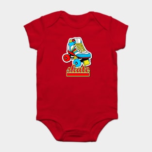 Roller Skate - Retro Design Baby Bodysuit